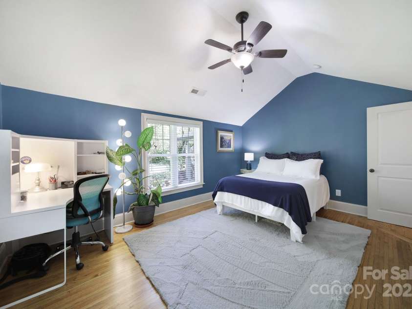 1841 Mecklenburg Avenue, Charlotte, NC 28205.  MLS# CAR4239048, YatesRealty ID 5084. Secondary bedroom on main level