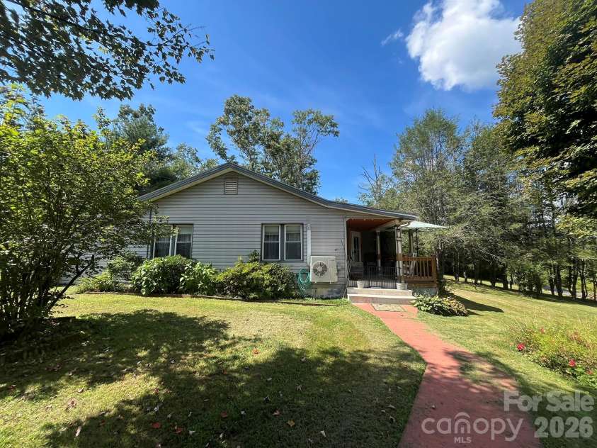 74 Vaughn Road, Spruce Pine, NC 28777.  MLS# CAR4424283, YatesRealty ID 50876. Front of home