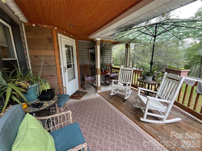 74 Vaughn Road, Spruce Pine, NC 28777.  MLS# CAR4424283, YatesRealty ID 50876. Front Porch