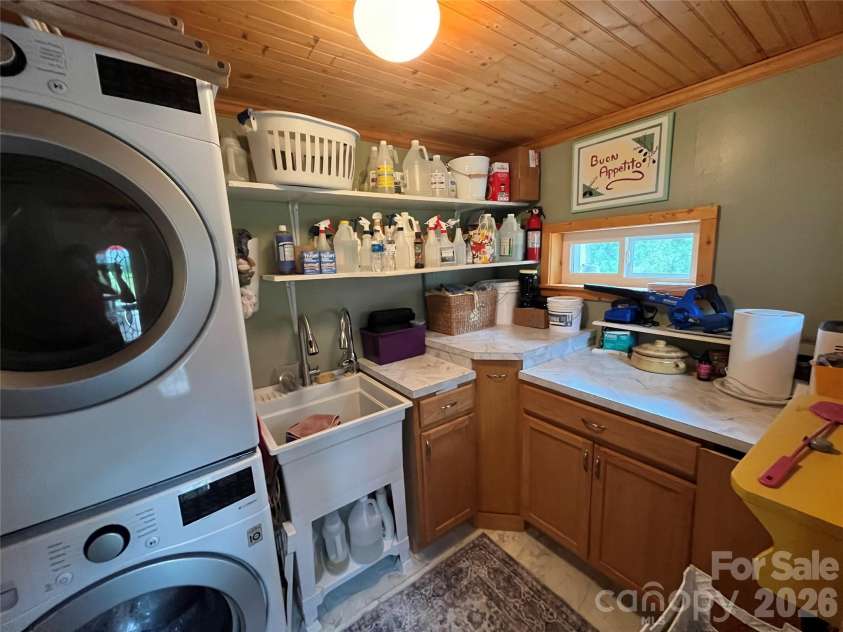 74 Vaughn Road, Spruce Pine, NC 28777.  MLS# CAR4424283, YatesRealty ID 50876. Laundry Room