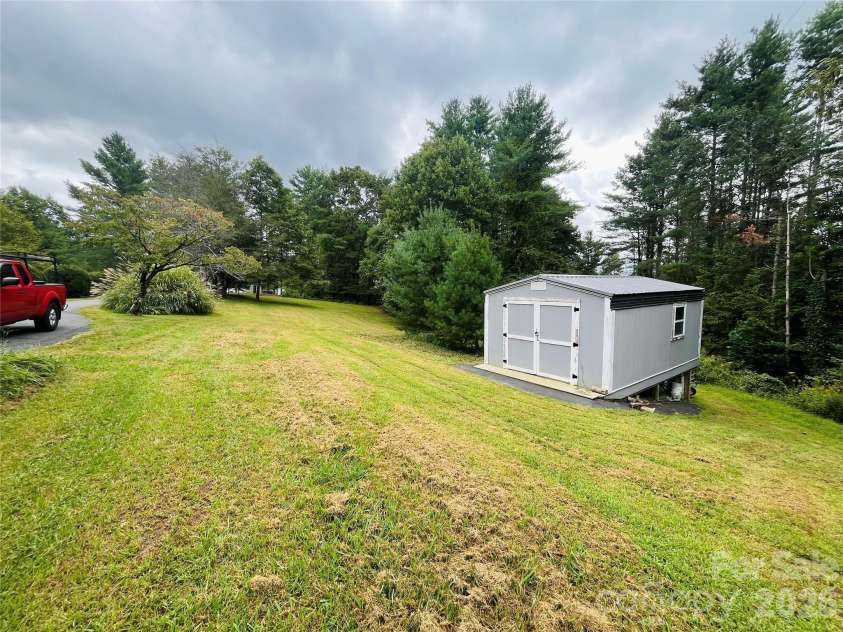 74 Vaughn Road, Spruce Pine, NC 28777.  MLS# CAR4424283, YatesRealty ID 50876. Storage building