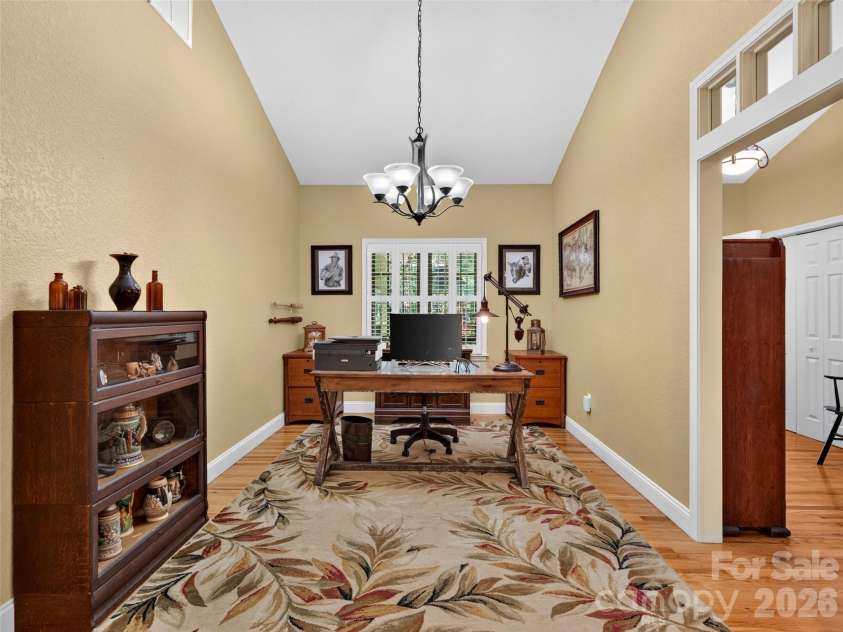 427 Locust Drive, Maggie Valley, NC 28751.  MLS# CAR4424585, YatesRealty ID 50881. Office/Den