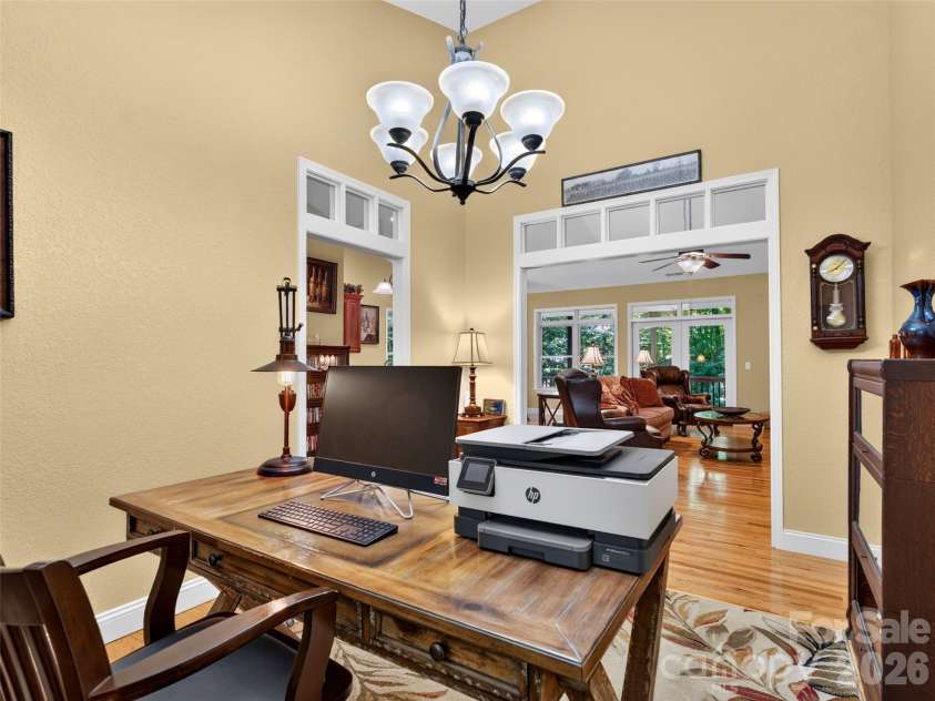 427 Locust Drive, Maggie Valley, NC 28751.  MLS# CAR4424585, YatesRealty ID 50881. Office/Den