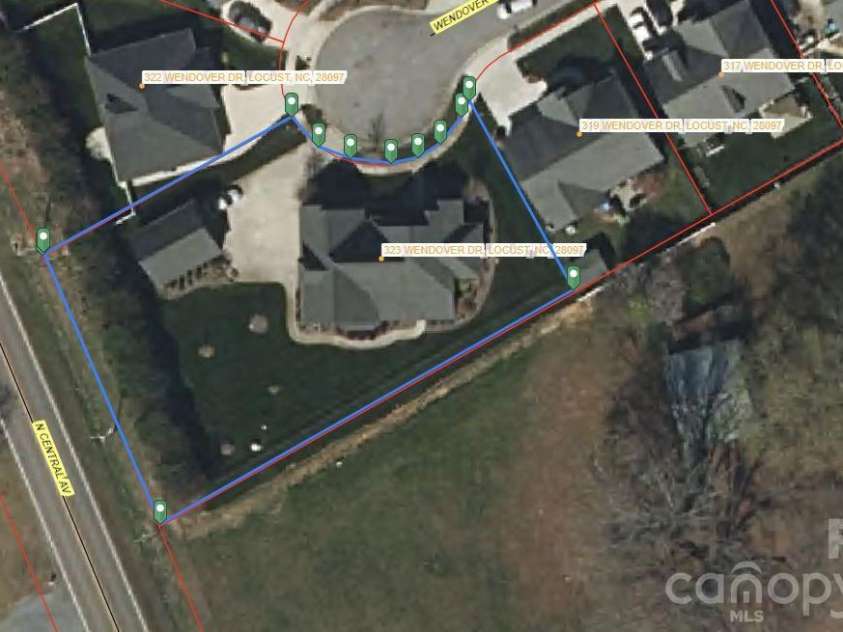 323 Wendover Drive, Locust, NC 28097.  MLS# CAR4424542, YatesRealty ID 50902. 