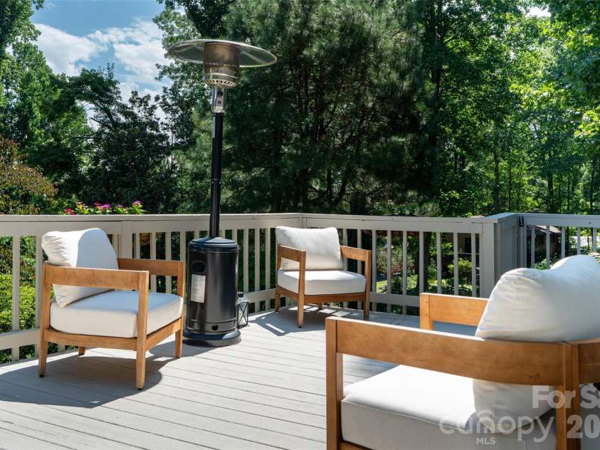 336 Sky Lake Drive, Hendersonville, NC 28739.  MLS# CAR4405648, YatesRealty ID 50927. Spacious Deck for Entertaining