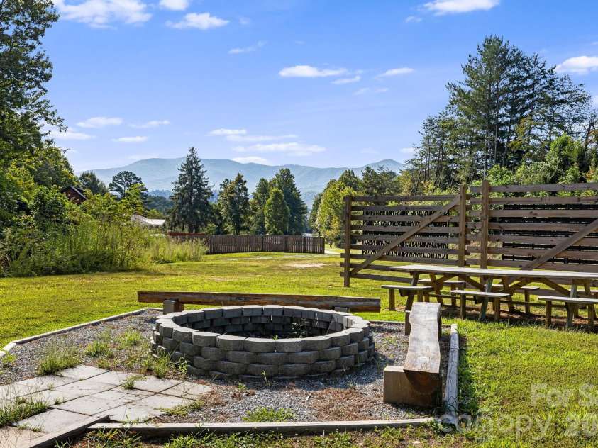 1016 Fontana Road, Bryson City, NC 28713.  MLS# CAR4421387, YatesRealty ID 50952. Fire Pit