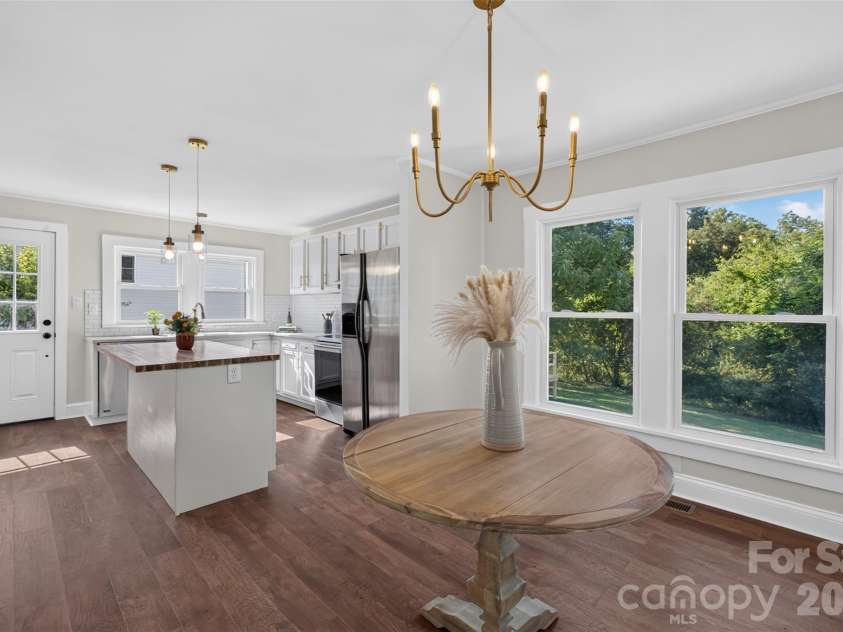 227 Nesbit Drive, Salisbury, NC 28147.  MLS# CAR4424575, YatesRealty ID 50959. Dining Room w/view of kitchen