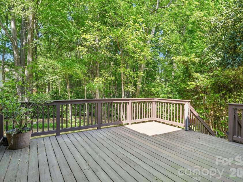 1930 Copperplate Road, Charlotte, NC 28262.  MLS# CAR4319139, YatesRealty ID 50966. Large Deck