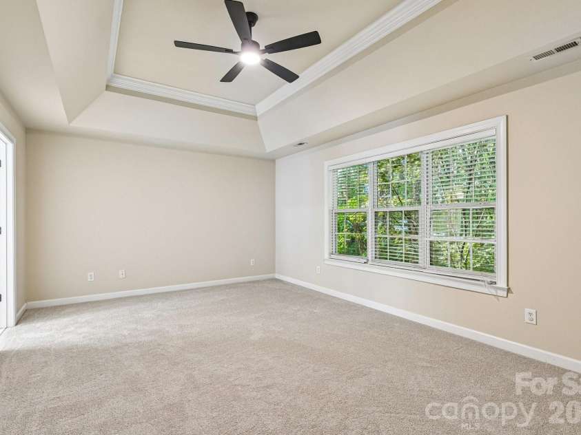 1930 Copperplate Road, Charlotte, NC 28262.  MLS# CAR4319139, YatesRealty ID 50966. Primary Bedroom with trey ceiling