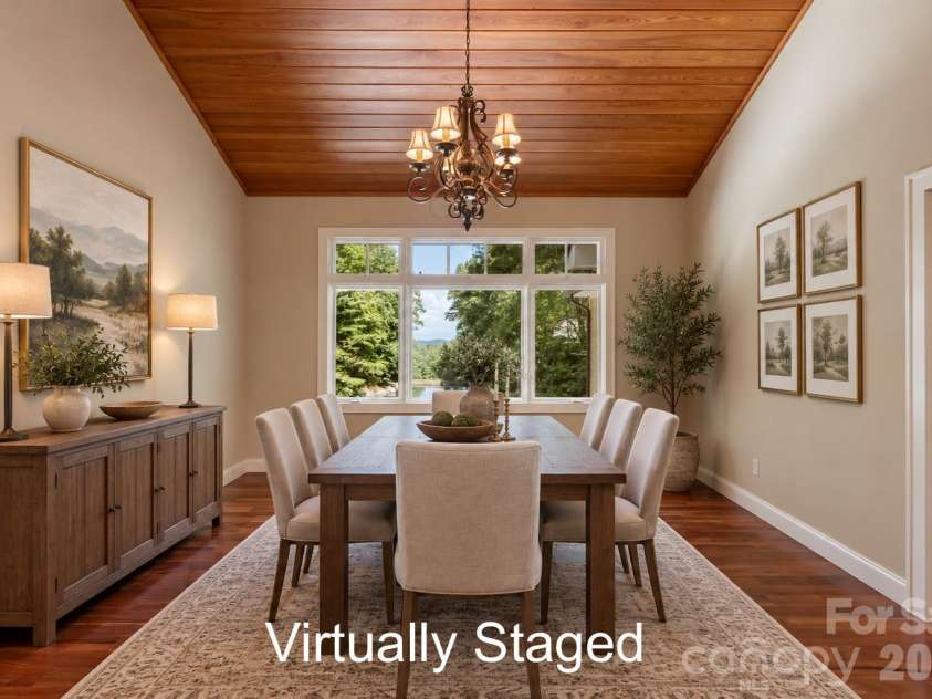 3999 Laurel Park Highway, Hendersonville, NC 28739.  MLS# CAR4419689, YatesRealty ID 50998. Dining room