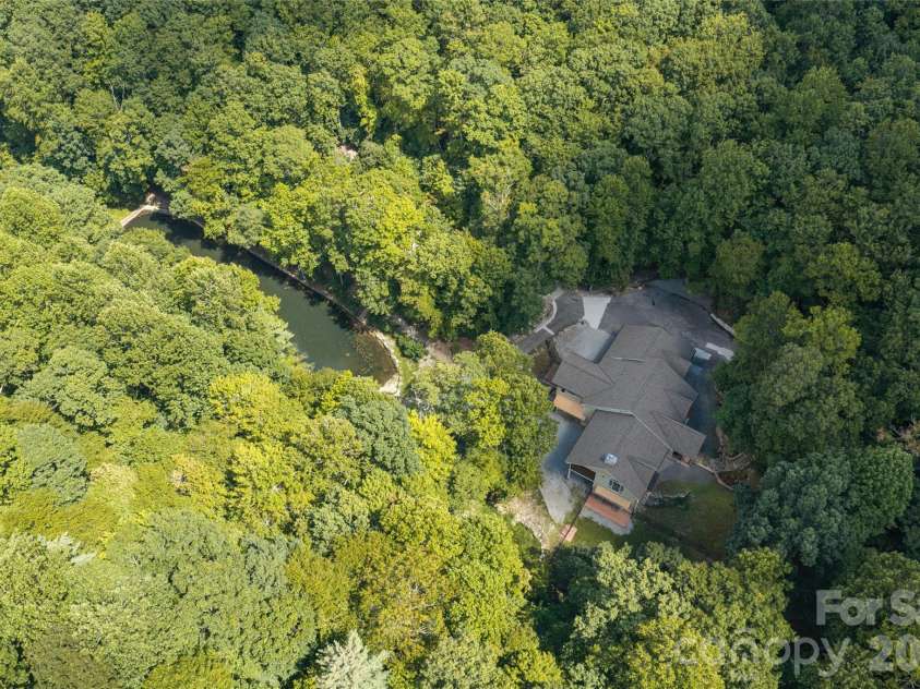 3999 Laurel Park Highway, Hendersonville, NC 28739.  MLS# CAR4419689, YatesRealty ID 50998. Drone overhead