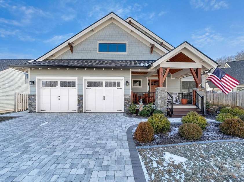 80 Starwood Valley Trail, Arden, NC 28704.  MLS# CAR4212532, YatesRealty ID 510. After snow