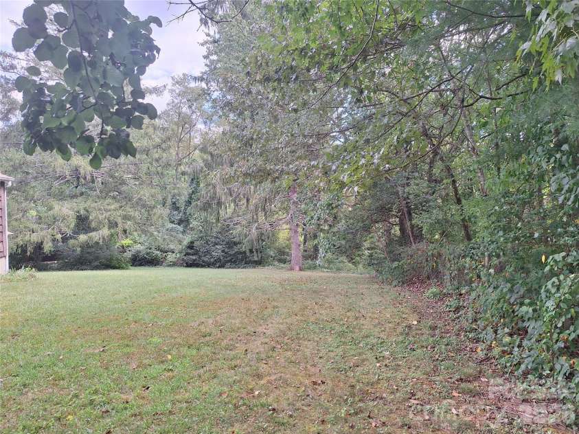 16 Shannon Drive, Asheville, NC 28803.  MLS# CAR4424244, YatesRealty ID 51015. Side yard