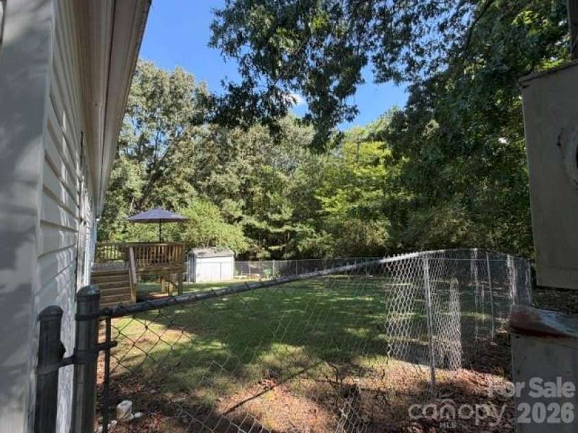 321 Onvil Road, Mount Gilead, NC 27306.  MLS# CAR4425219, YatesRealty ID 51029. Back Yard