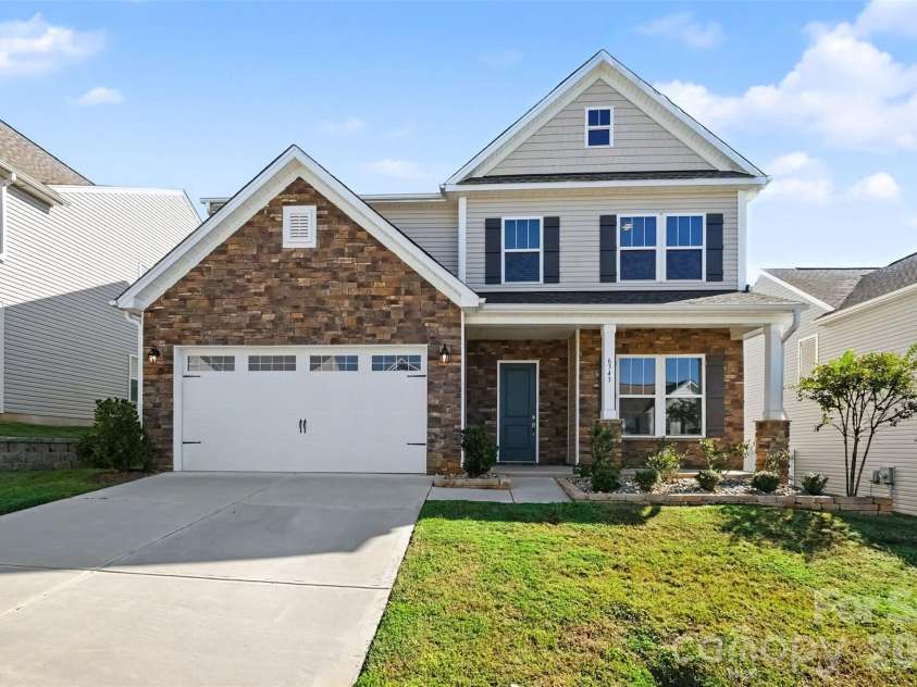 6343 Clarisse Drive, Concord, NC 28025.  MLS# CAR4434568, YatesRealty ID 5104. Front Exterior