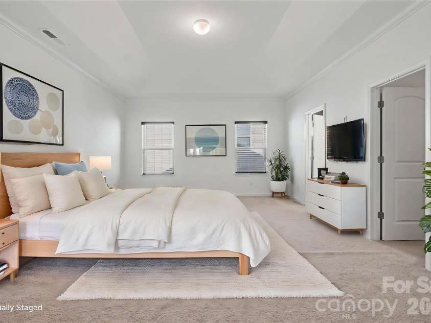 6343 Clarisse Drive, Concord, NC 28025.  MLS# CAR4434568, YatesRealty ID 5104. Primary bedroom