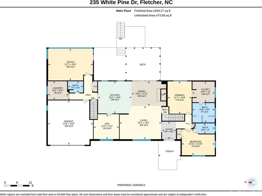 235 White Pine Drive, Fletcher, NC 28732.  MLS# CAR4425262, YatesRealty ID 51068. 