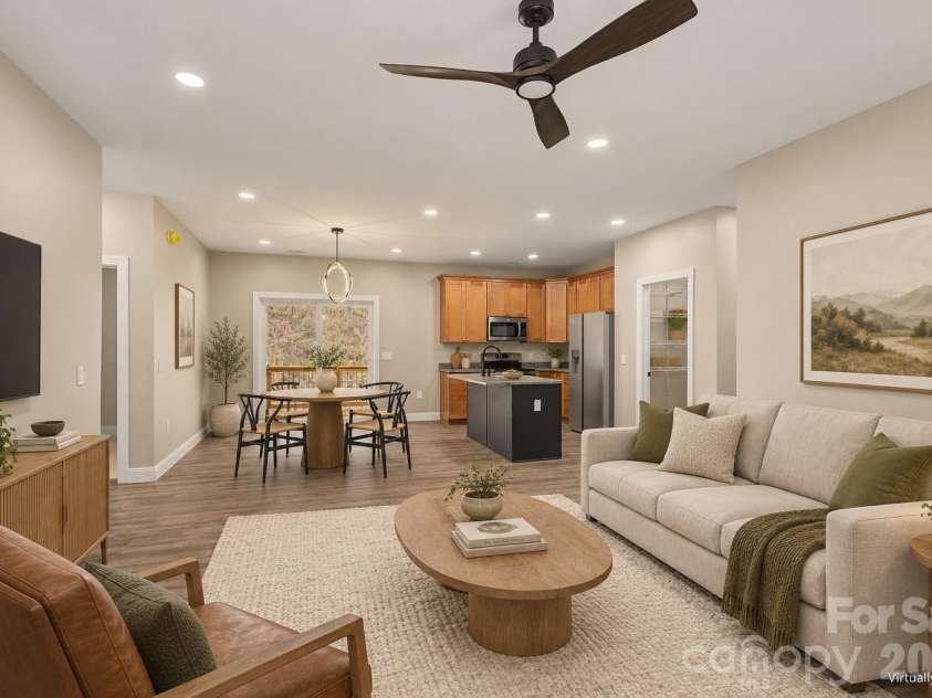 515 Betts Branch Road, Bryson City, NC 28713.  MLS# CAR4409223, YatesRealty ID 51089. Virtually staged