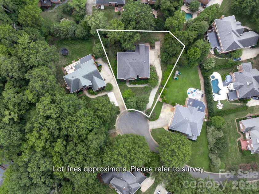 6605 Saunton Court, Charlotte, NC 28277.  MLS# CAR4414421, YatesRealty ID 51100. 