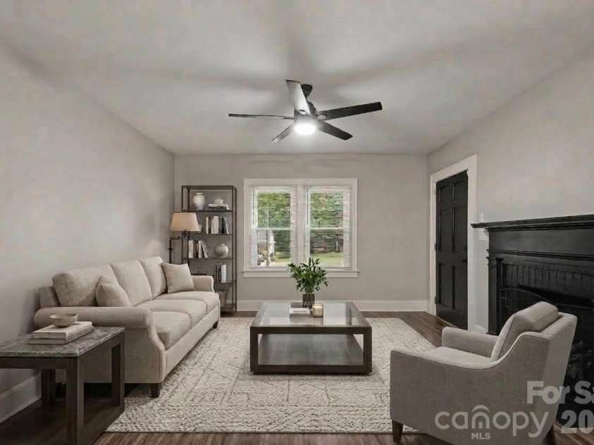 1521 Blackwood Street, Gastonia, NC 28052.  MLS# CAR4420780, YatesRealty ID 51127. Virtually staged