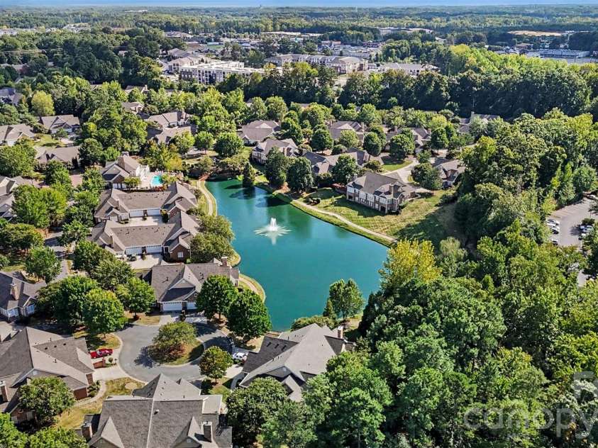 2604 Bellasera Way, Matthews, NC 28105.  MLS# CAR4425096, YatesRealty ID 51142. Aerial view of community
