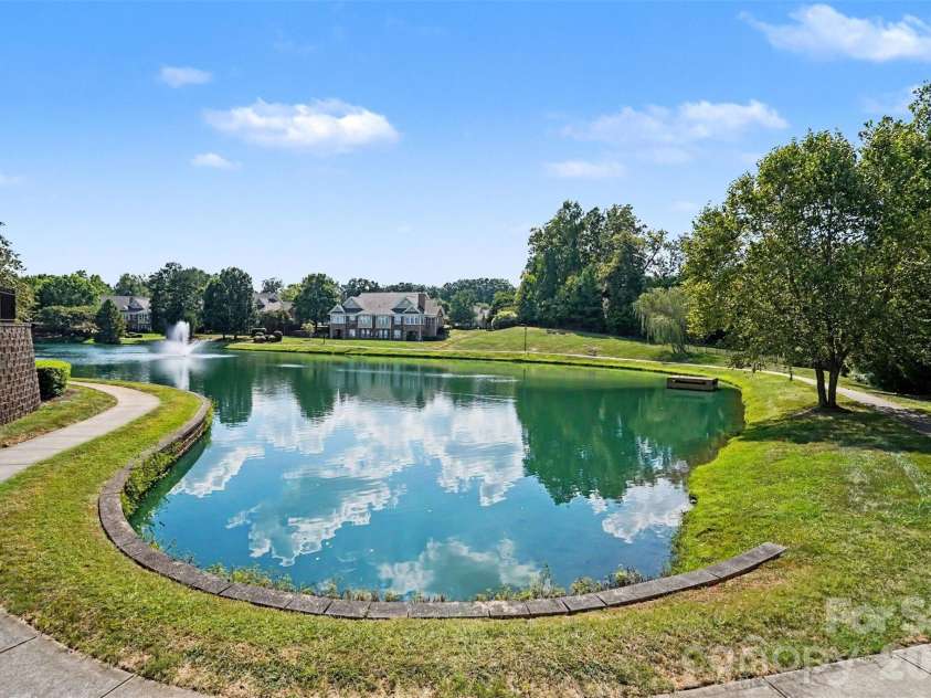 2604 Bellasera Way, Matthews, NC 28105.  MLS# CAR4425096, YatesRealty ID 51142. Community Pond