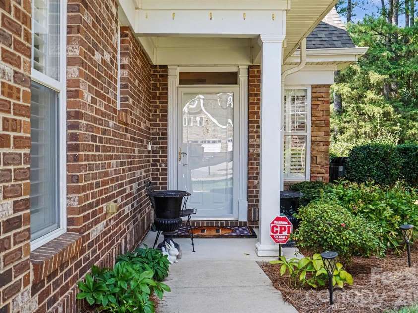2604 Bellasera Way, Matthews, NC 28105.  MLS# CAR4425096, YatesRealty ID 51142. Front Walkway