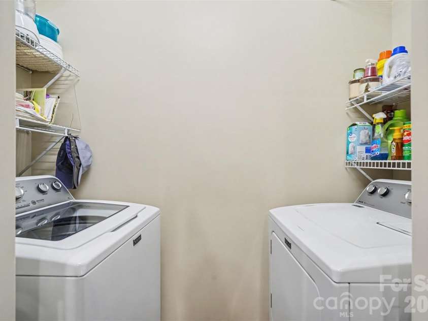 2604 Bellasera Way, Matthews, NC 28105.  MLS# CAR4425096, YatesRealty ID 51142. Laundry Room main level
