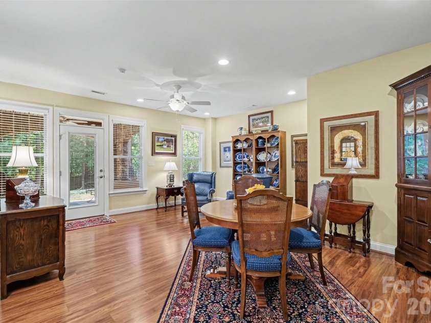 2604 Bellasera Way, Matthews, NC 28105.  MLS# CAR4425096, YatesRealty ID 51142. Lower level living space with walk-out to covered patio