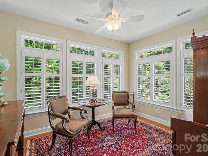 2604 Bellasera Way, Matthews, NC 28105.  MLS# CAR4425096, YatesRealty ID 51142. Sunroom