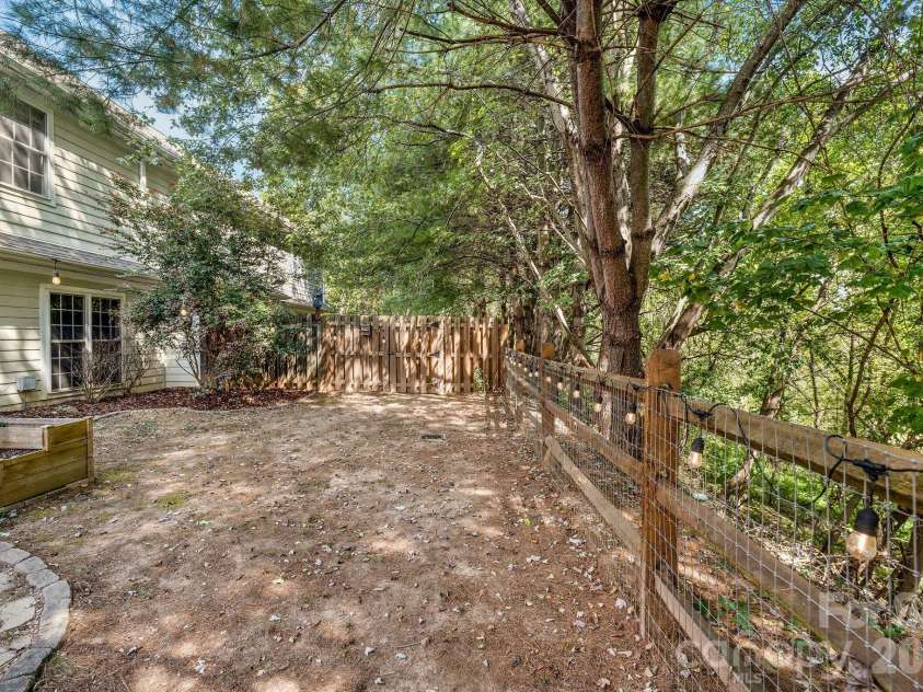 896 West Pointe Drive, Asheville, NC 28806.  MLS# CAR4420183, YatesRealty ID 51145. Fenced in back yard is very private.