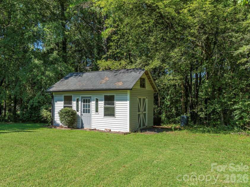2434 Plantation Road, Concord, NC 28027.  MLS# CAR4425292, YatesRealty ID 51163. Shed