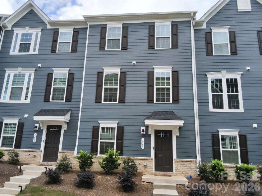 1205 May Apple Drive, Matthews, NC 28104.  MLS# CAR4425216, YatesRealty ID 51165. Front