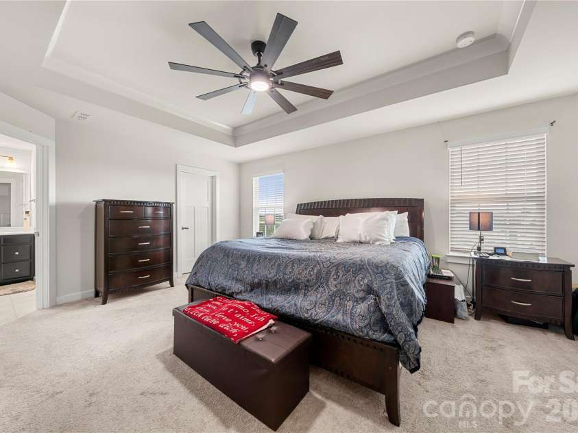7004 Waterwheel Street, Concord, NC 28025.  MLS# CAR4417065, YatesRealty ID 51167. Primary Bedroom