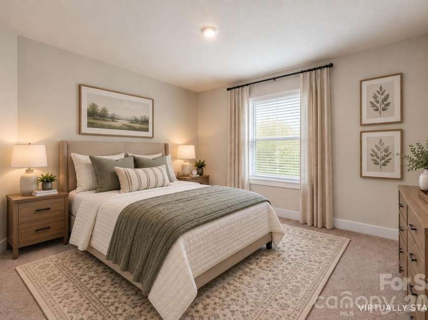 7004 Waterwheel Street, Concord, NC 28025.  MLS# CAR4417065, YatesRealty ID 51167. Virtually Staged Bedroom