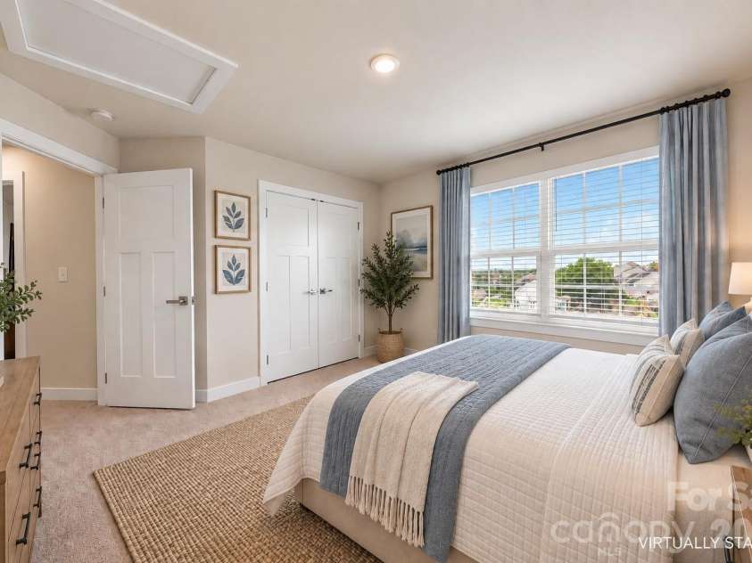 7004 Waterwheel Street, Concord, NC 28025.  MLS# CAR4417065, YatesRealty ID 51167. Virtually Staged Bedroom