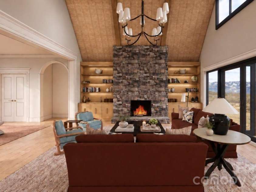 565 Walnut Valley Parkway, Arden, NC 28704.  MLS# CAR4392151, YatesRealty ID 51170. Great Room Rendering