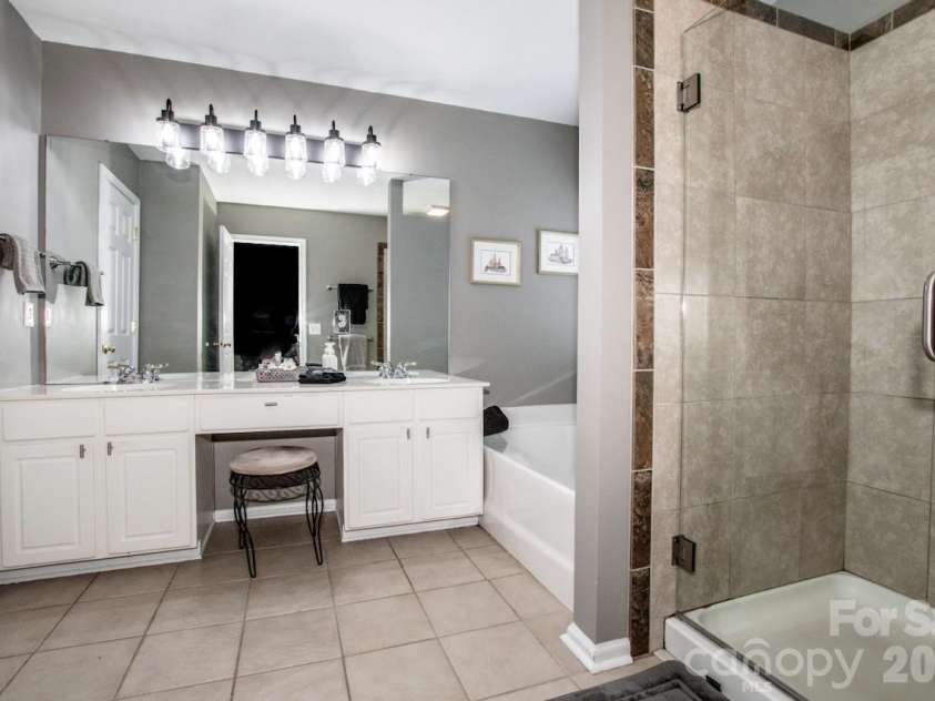 111 Comata Road, Mooresville, NC 28117.  MLS# CAR4423905, YatesRealty ID 51181. Ensuite Primary Bath