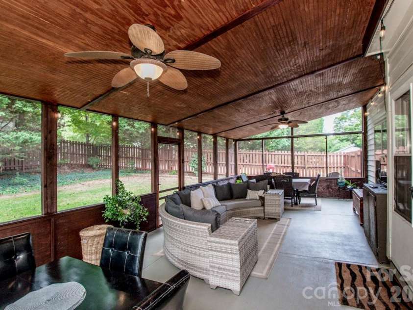 111 Comata Road, Mooresville, NC 28117.  MLS# CAR4423905, YatesRealty ID 51181. Oversize screen porch view 1