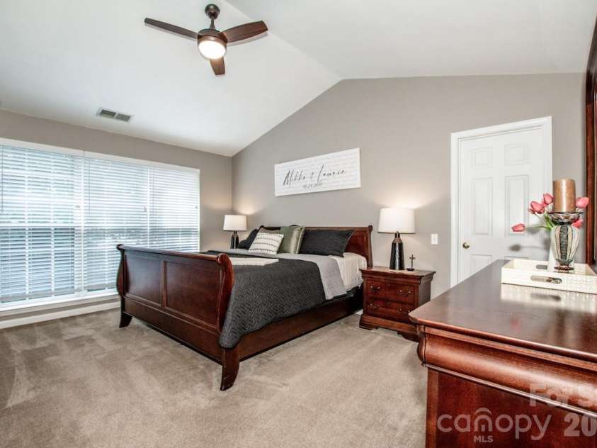 111 Comata Road, Mooresville, NC 28117.  MLS# CAR4423905, YatesRealty ID 51181. Primary Bedroom View 1