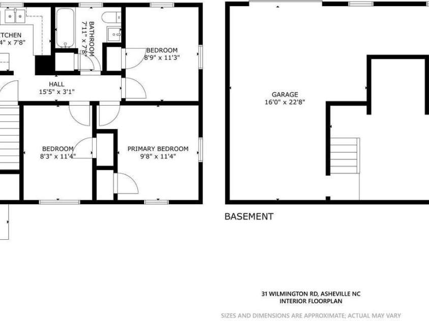 31 Wilmington Road, Asheville, NC 28803.  MLS# CAR4424630, YatesRealty ID 51182. 