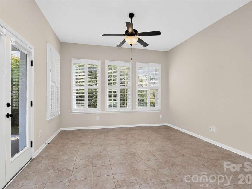 10605 Coronet Court, Harrisburg, NC 28075.  MLS# CAR4425438, YatesRealty ID 51184. Sun Room