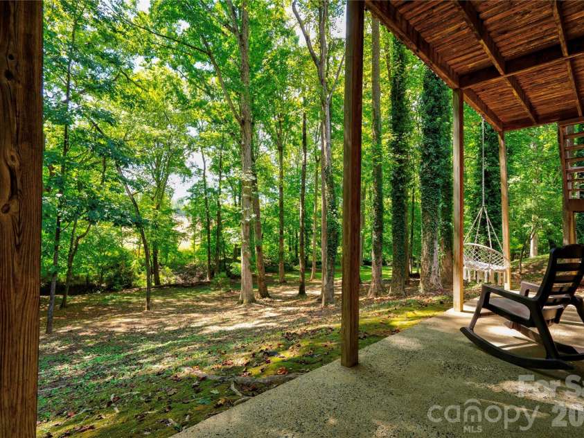 1808 Arbor Way Drive, Shelby, NC 28150.  MLS# CAR4425151, YatesRealty ID 51197. Back Covered Patio/Yard