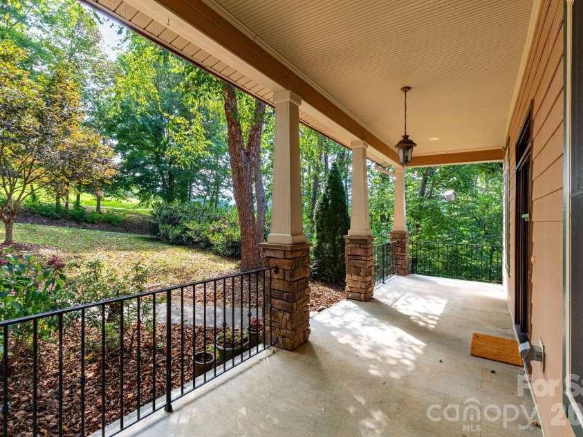 5 Meadowbrook Lane, Weaverville, NC 28787.  MLS# CAR4425213, YatesRealty ID 51199. Front Porch