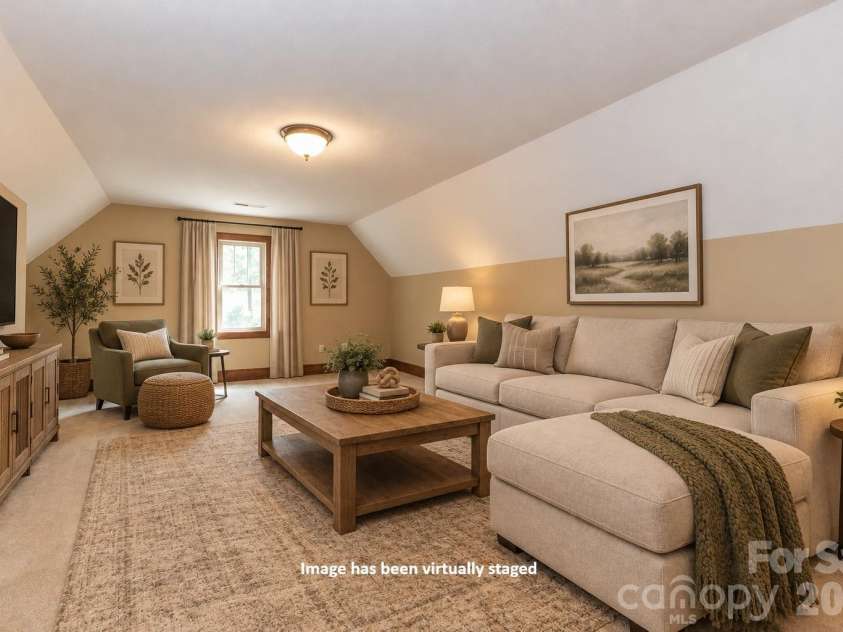 5 Meadowbrook Lane, Weaverville, NC 28787.  MLS# CAR4425213, YatesRealty ID 51199. Upper Level Family Room - Virtually Staged