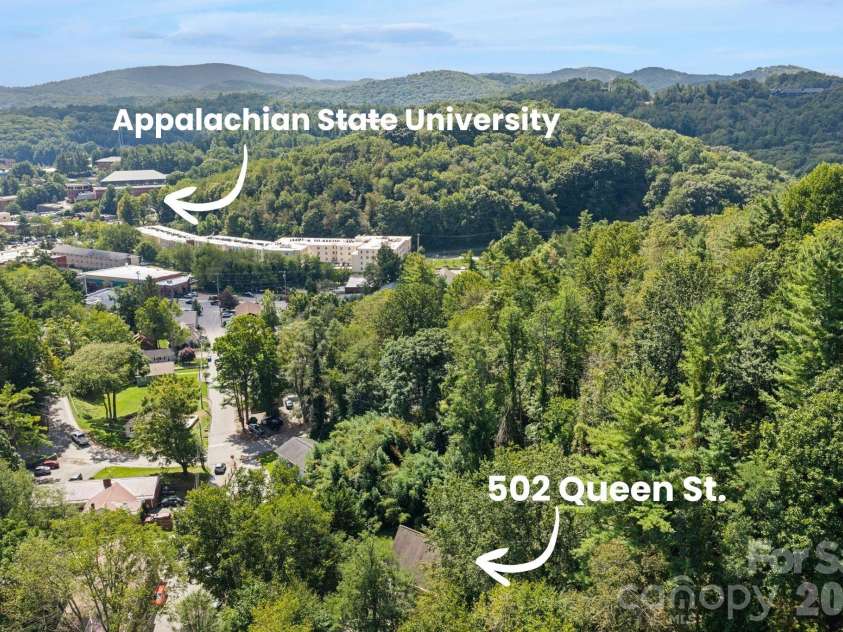 502 Queen Street, Boone, NC 28607.  MLS# CAR4425596, YatesRealty ID 51210. 