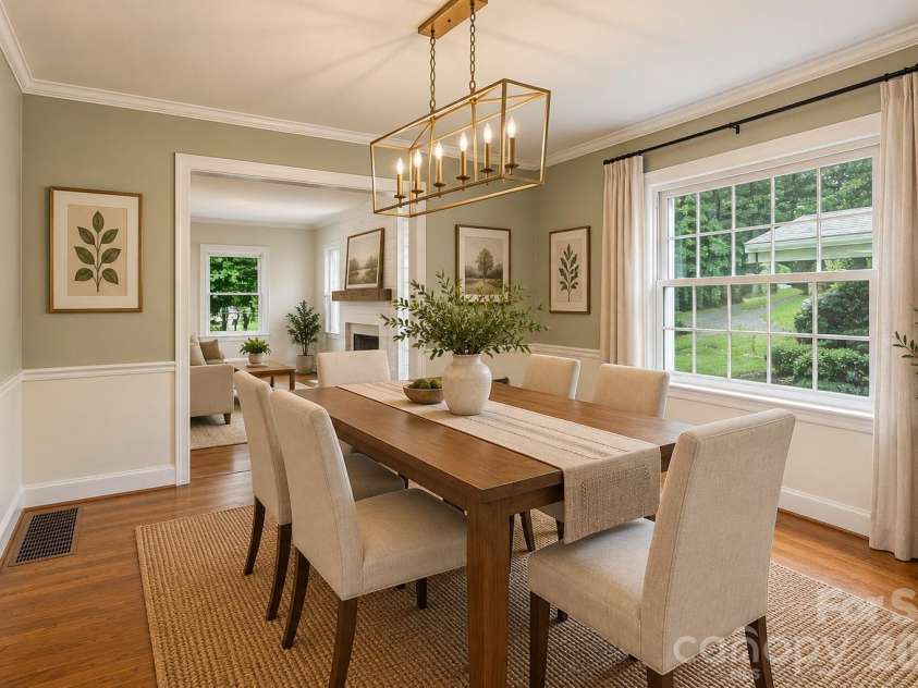 1017 Woodland Drive, Gastonia, NC 28054.  MLS# CAR4425603, YatesRealty ID 51213. Dining room vision - AI generated