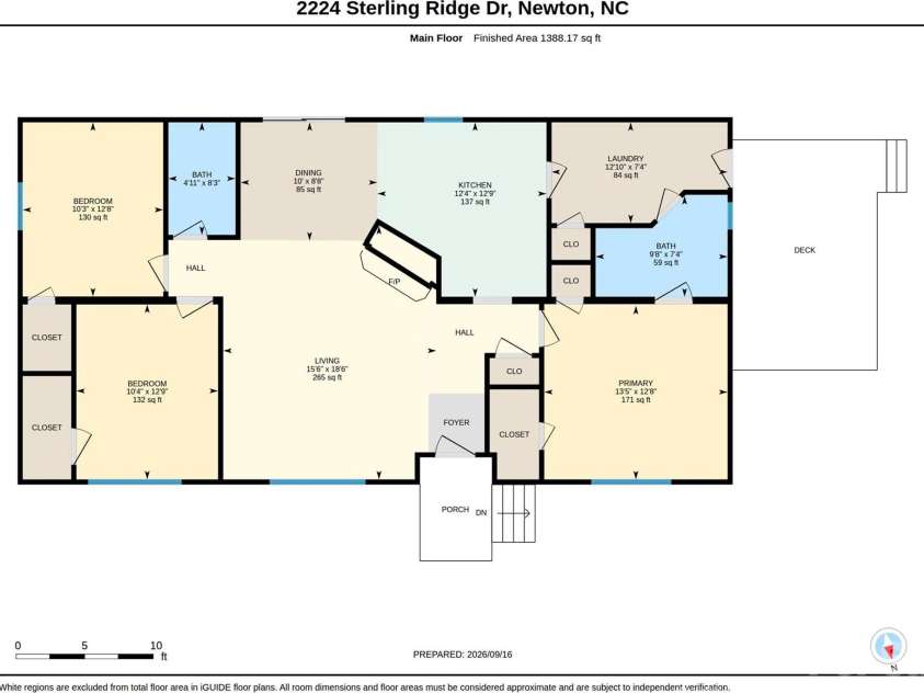 2224 Sterling Ridge Drive, Newton, NC 28658.  MLS# CAR4425177, YatesRealty ID 51219. Floor Plan