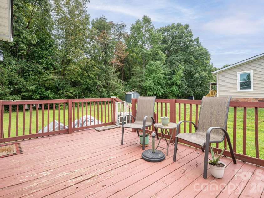 2224 Sterling Ridge Drive, Newton, NC 28658.  MLS# CAR4425177, YatesRealty ID 51219. Side Deck