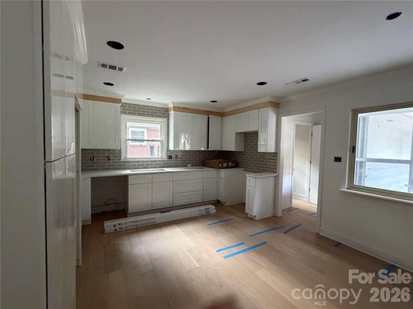 1236 Beechdale Drive, Charlotte, NC 28212.  MLS# CAR4420680, YatesRealty ID 51228. Kitchen being put in